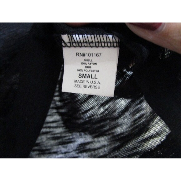 Cha Cha Vents Womens Tank Top Blouse Size S Black - Picture 5 of 11